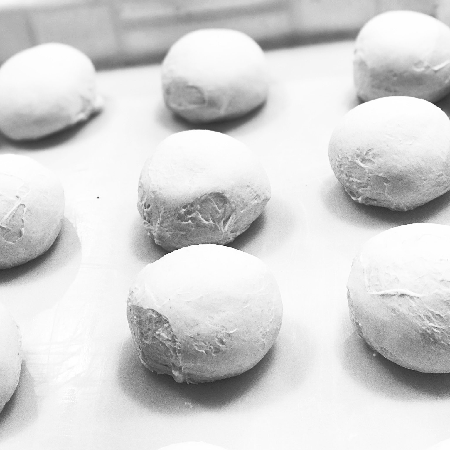 fresh dough balls