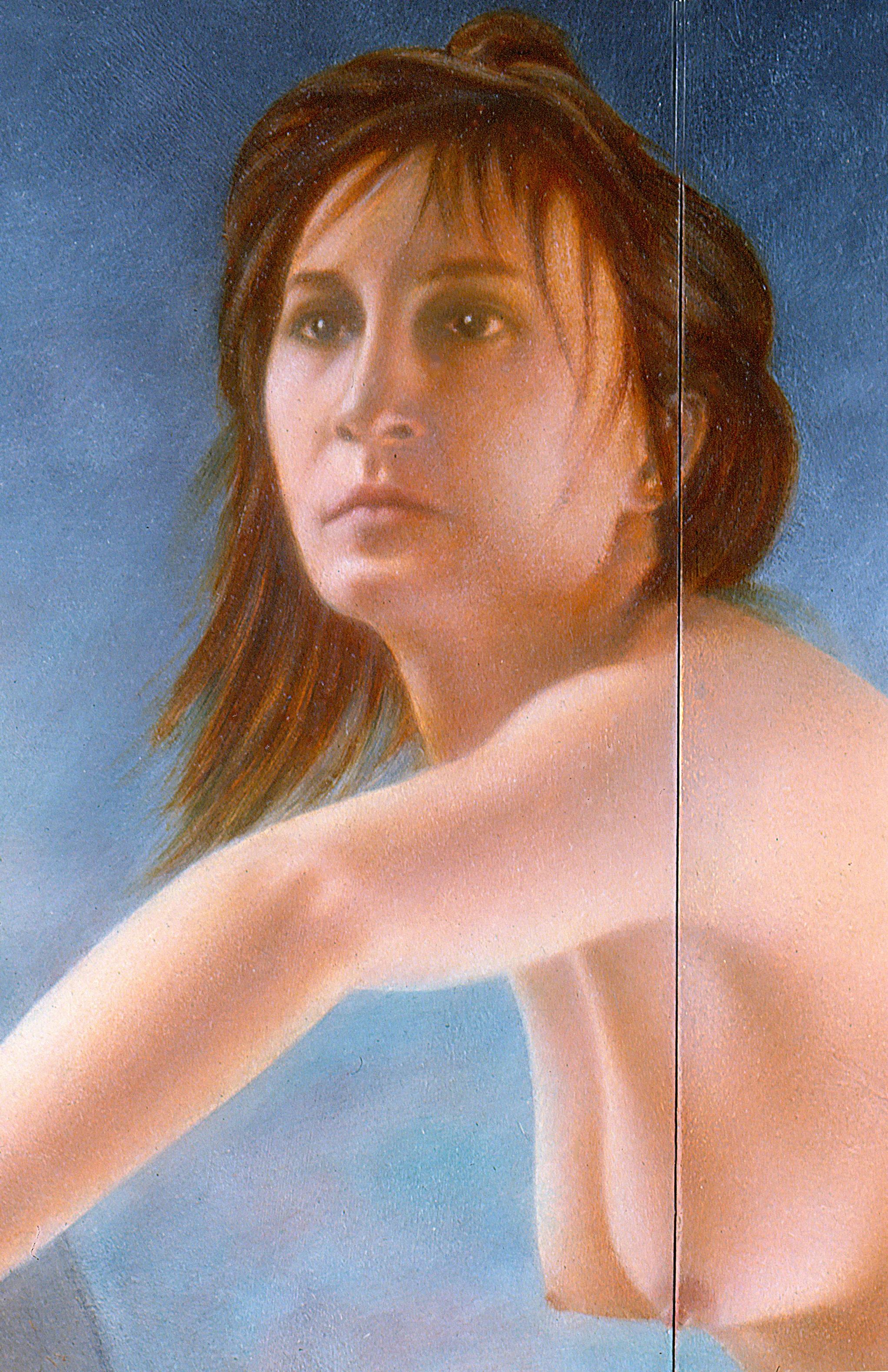 Detail, The Harbouring, 1986 49 1/2" x 87 1/2", oil on panel