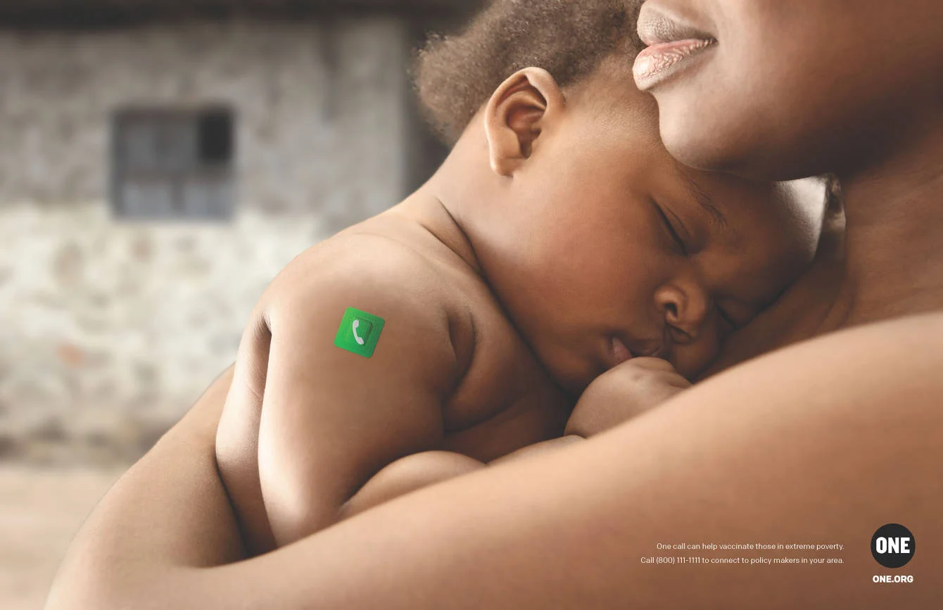  This ad for ONE.org&nbsp;by Matt Keltz and Ryan Besch targets millennials with the&nbsp;message:&nbsp;extreme poverty can be virtually eliminated by 2030, but not without your help. All it takes is a phonecall.  This won 2nd place for U.S. Young Lio