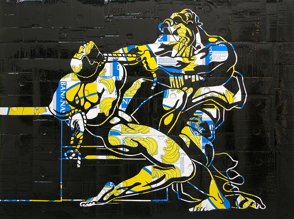© Jebila Okongwu, History Painting (after Géricault), 2011 Courtesy Axis Gallery