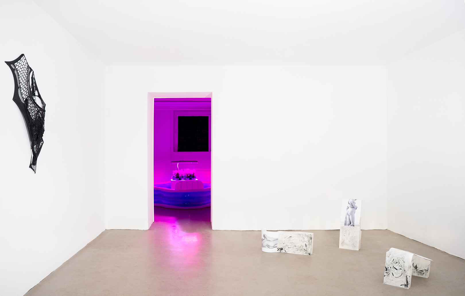 View from Heartspace (sitting still within, sitting still without), solo exhibition at Mélange Cologne, May 2015