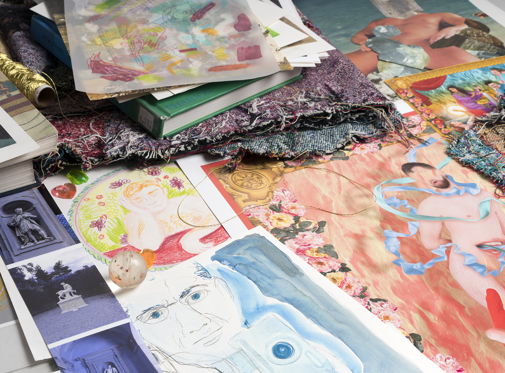 Studio view, current work
