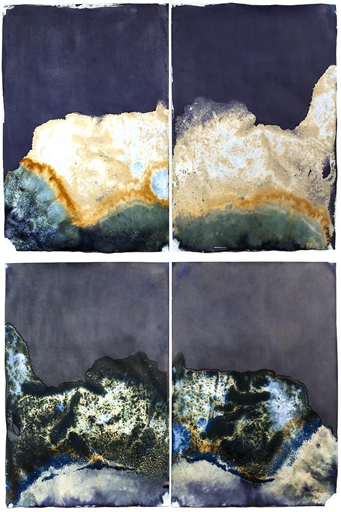 Above: Works from Littoral Drift // © Meghann Riepenhoff