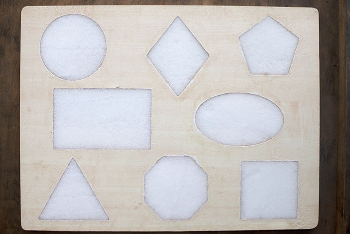 Shapes, 2014, from On White