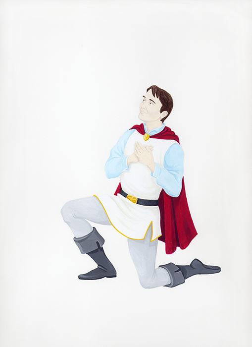 Self-Portrait as Prince Charming, 2009, from The Handsome and the Holy