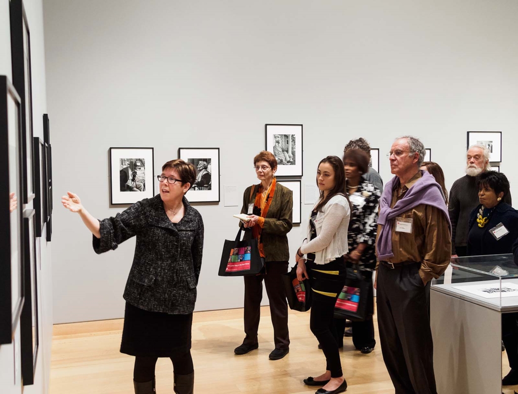 Karen Haas at the MFA Boston, 2015. 