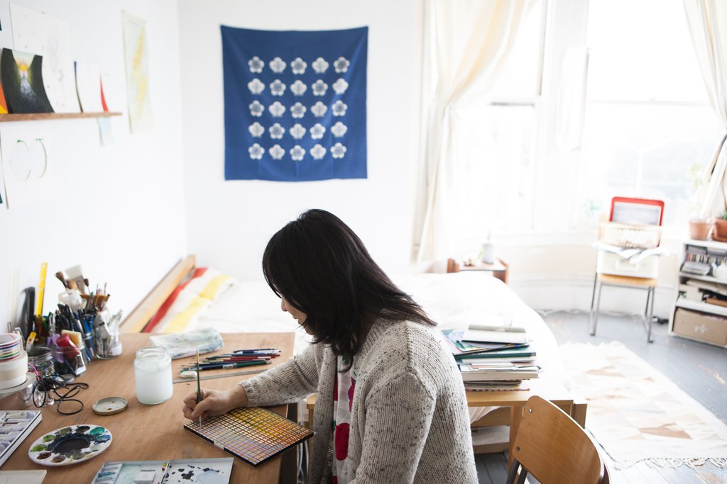 Studio Visit with Rumi Koshino / Photo by Maggie Carson Romano