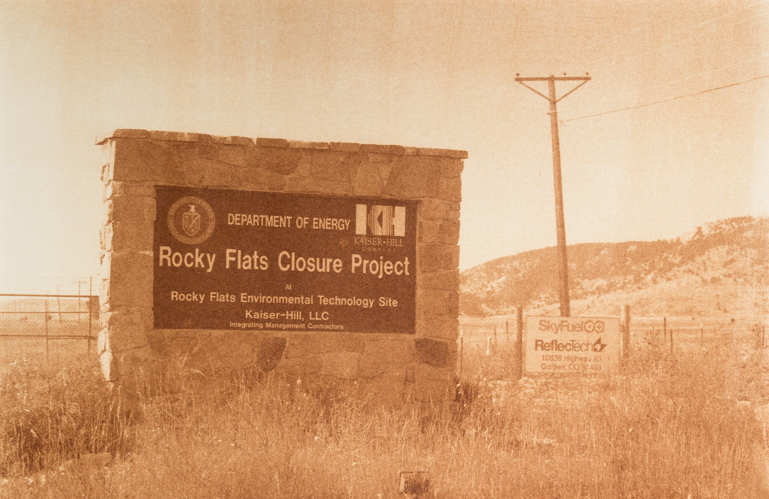  Rocky Flats, Arvada, Colorado, Radioactive waste shipped to WIPP: 3,978,943 Gallons 2014, 9”x13” Uranotype (uranium print) 