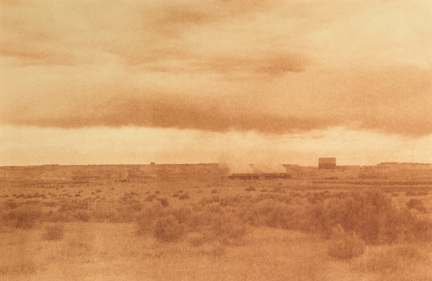  Columbia Generating Station, Hanford, Washington, Radioactive waste shipped to WIPP: 1,336,919 Gallons 2014, 9”x13” Uranotype (uranium print) 