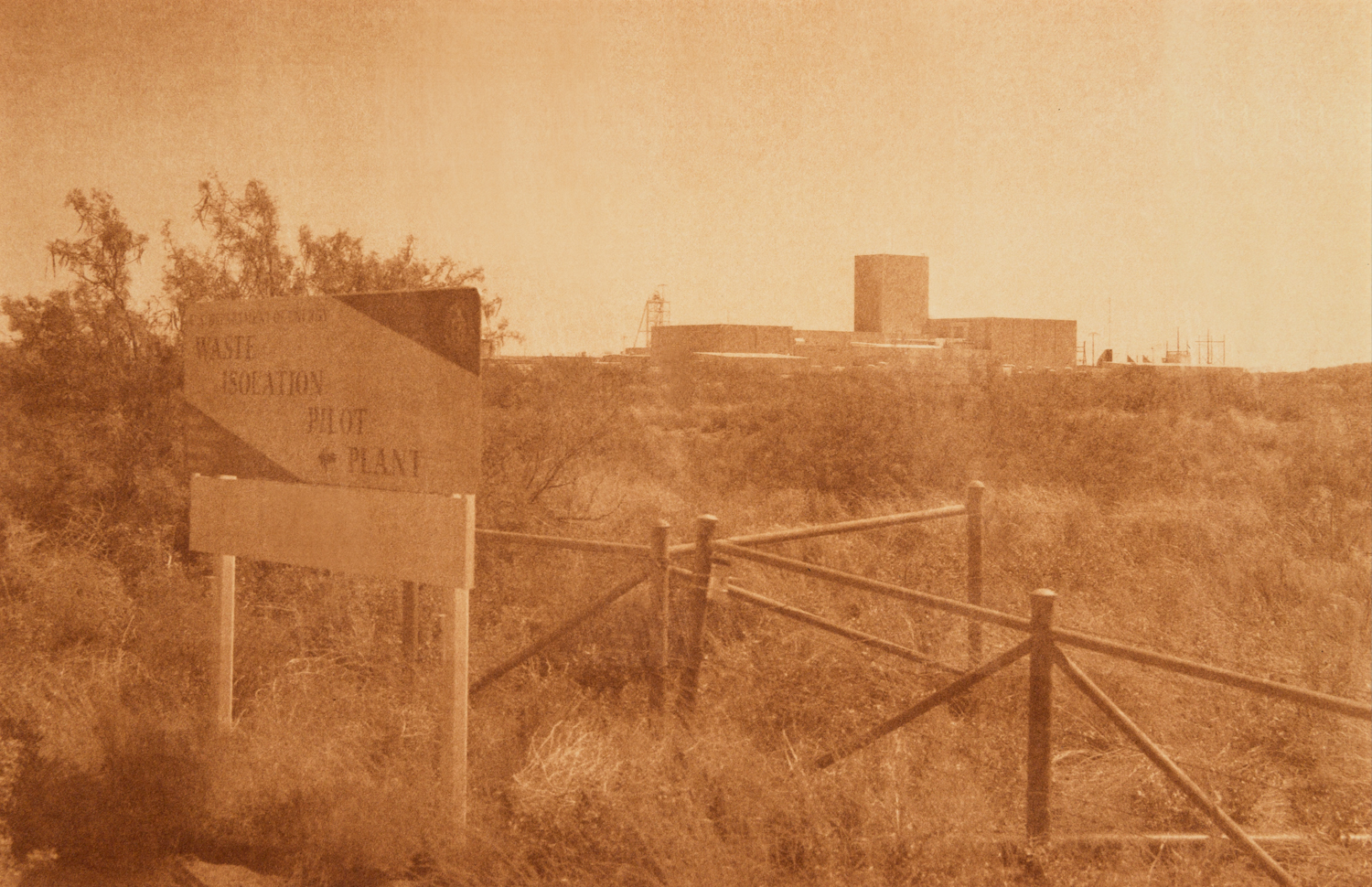  Waste Isolation Pilot Plant 1, Carlsbad, New Mexico, Amount of waste emplaced to date: 24,035,165 Gallons 2014, 9”x13” Uranotype (uranium print) 