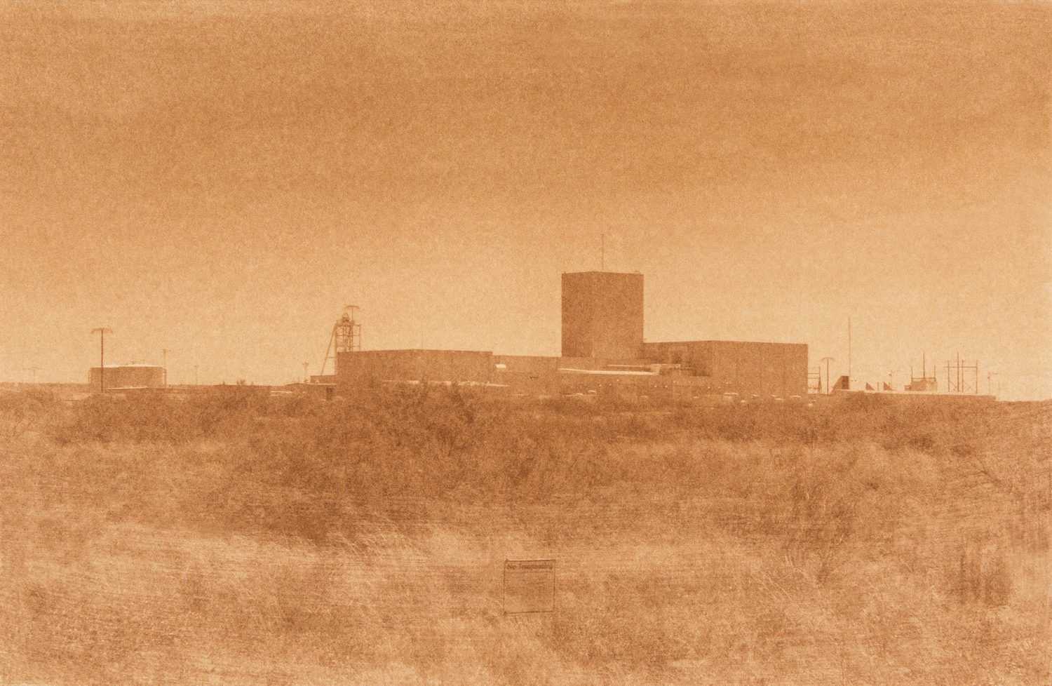  Waste Isolation Pilot Plant 2, Carlsbad, New Mexico, Amount of waste emplaced to date: 24,035,165 Gallons 2014, 9”x13” Uranotype (uranium print) 