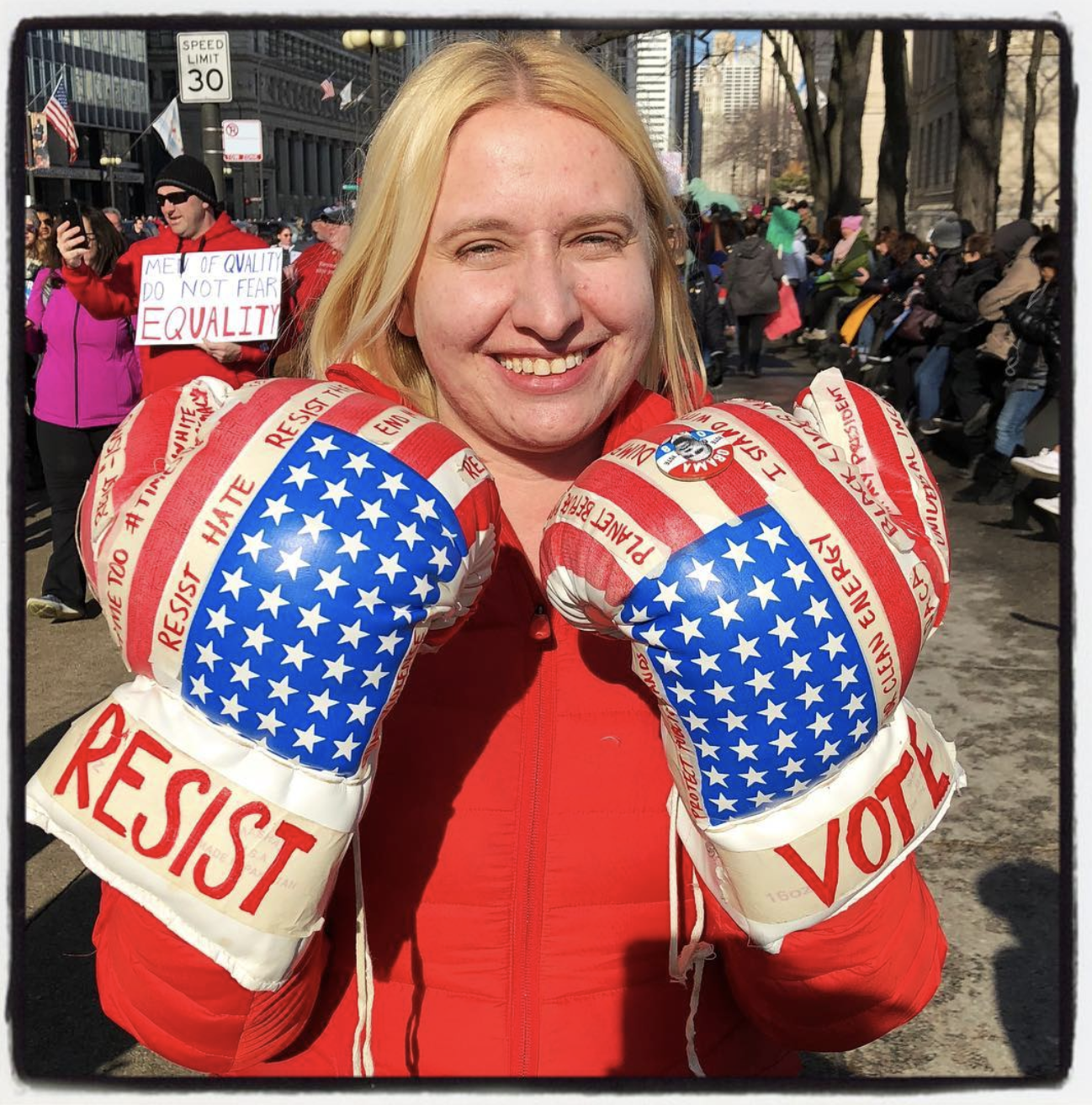  © Meg Handler, Women's March, Chicago, 2018 