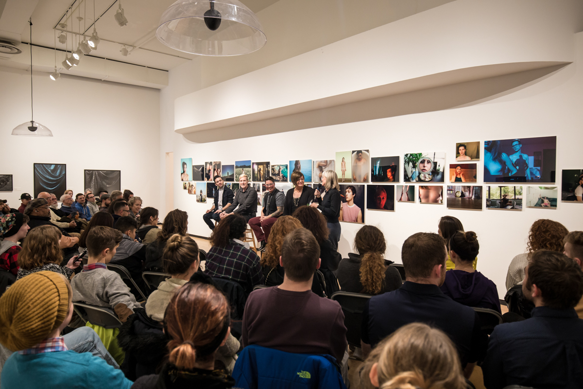 Panel discussion at the Museum of Contemporary Photography, Chicago, IL, 2017