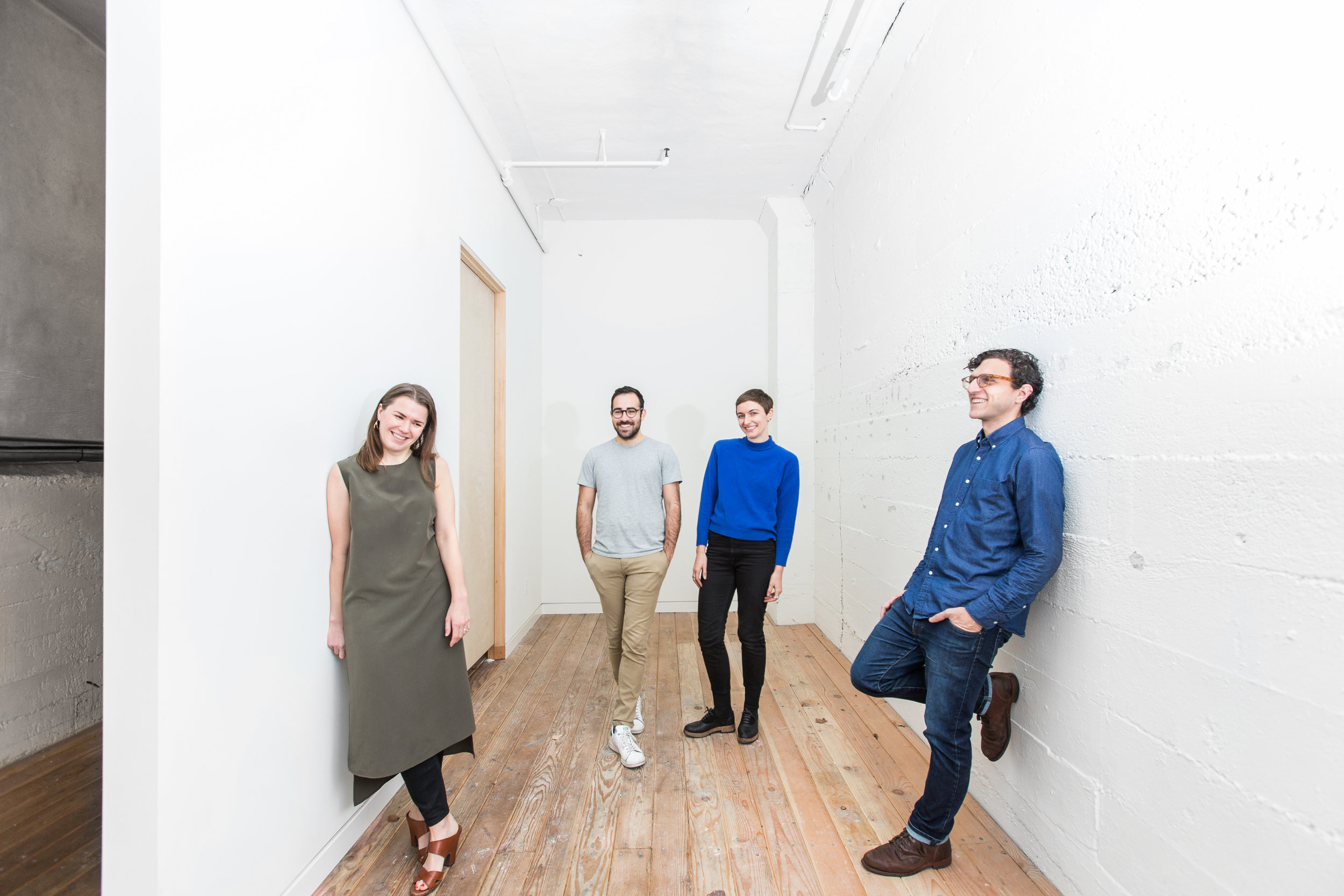 Co-founders of curatorial collective  FOUND  