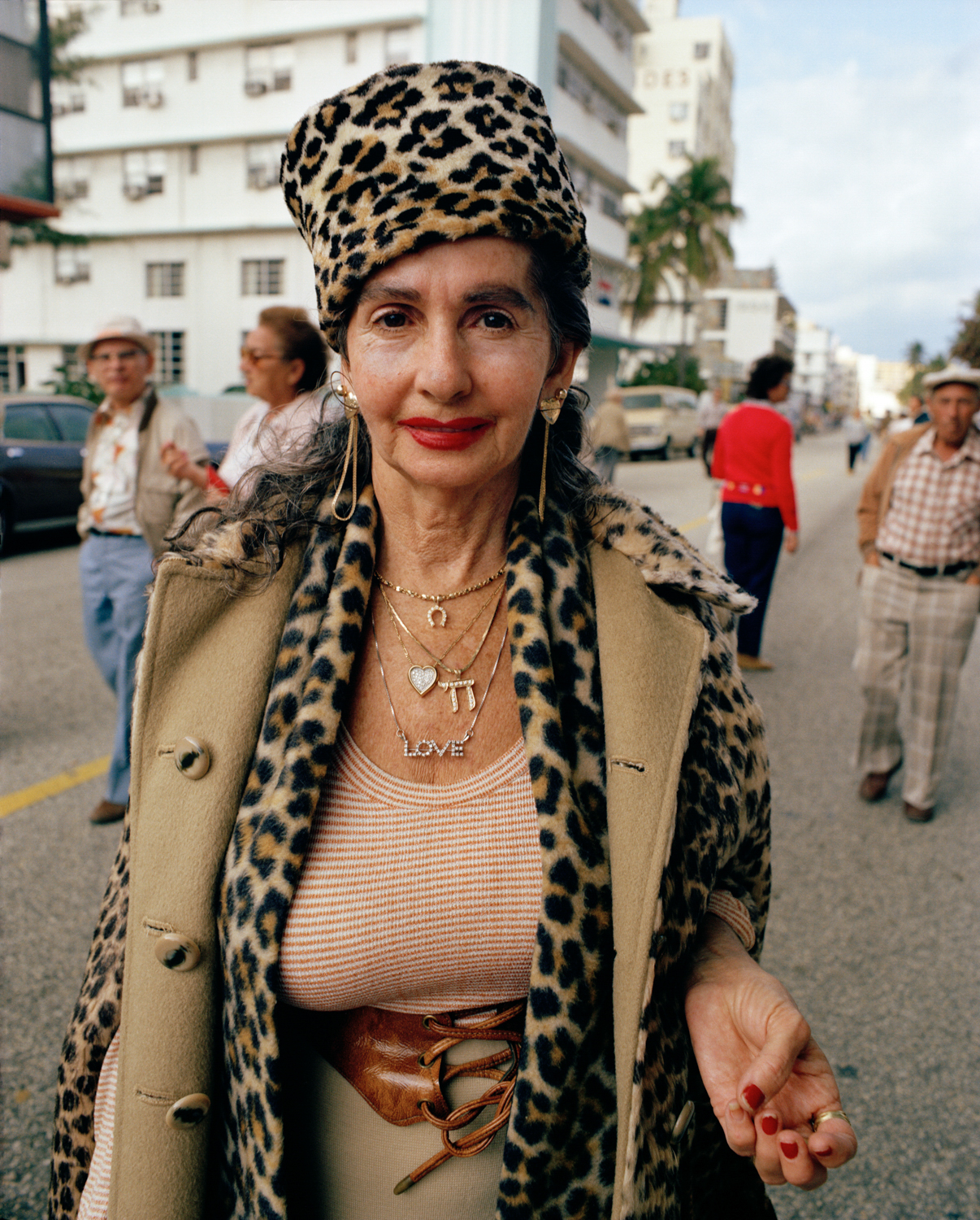   Woman on the street, South Beach, 1981  