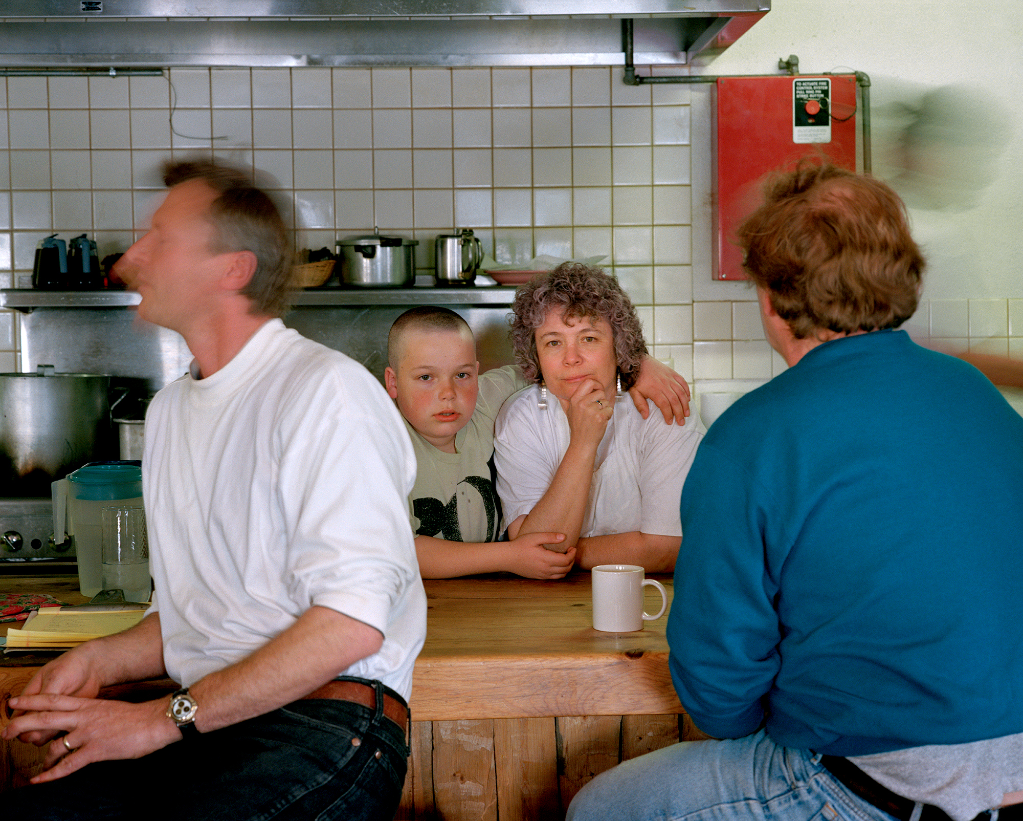   Mother/son at her diner, New Mexico, from Politics, 1995  
