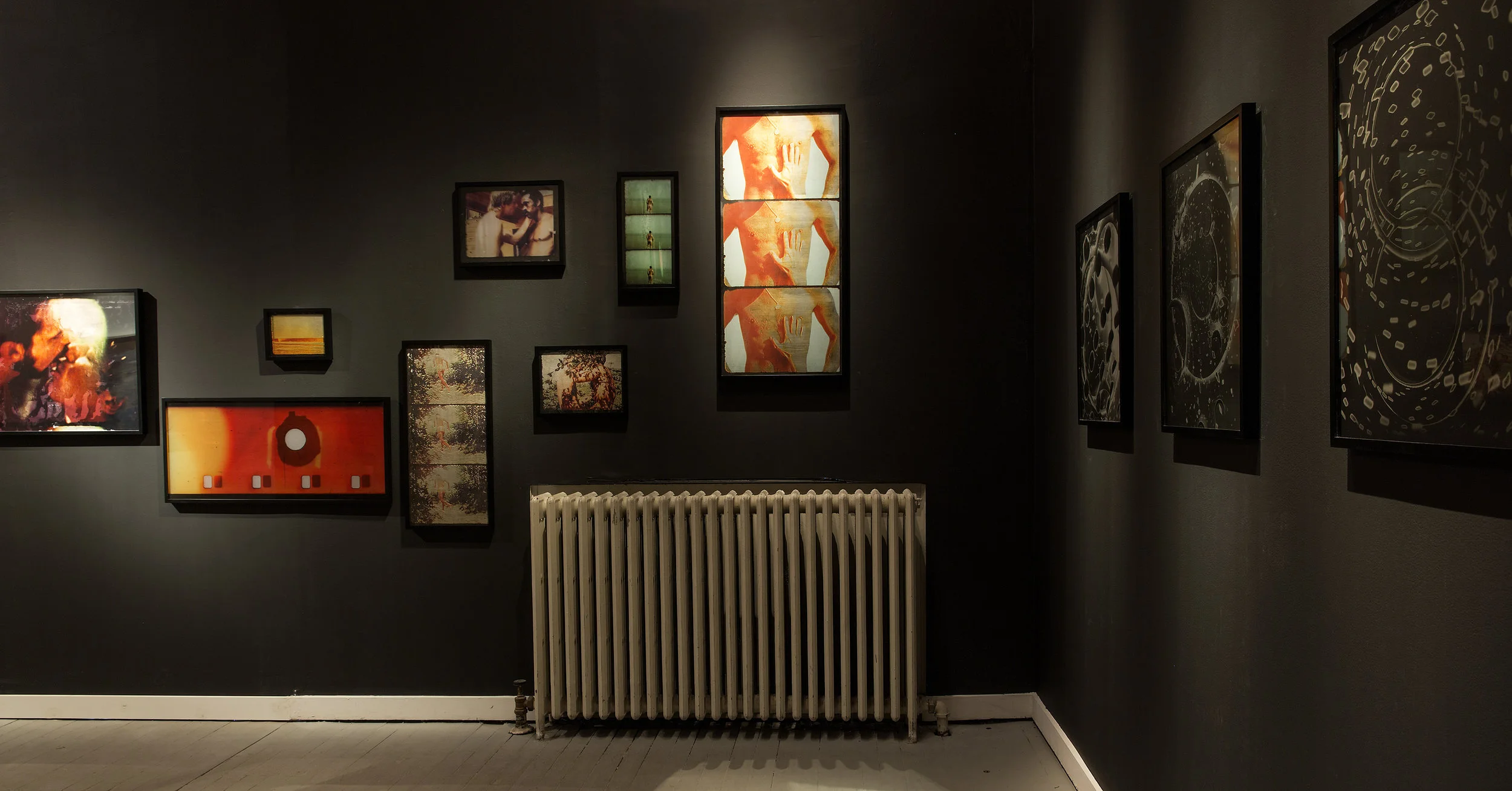 Installation view of BITS. Bayside Revisited at The Print Center, 2015
