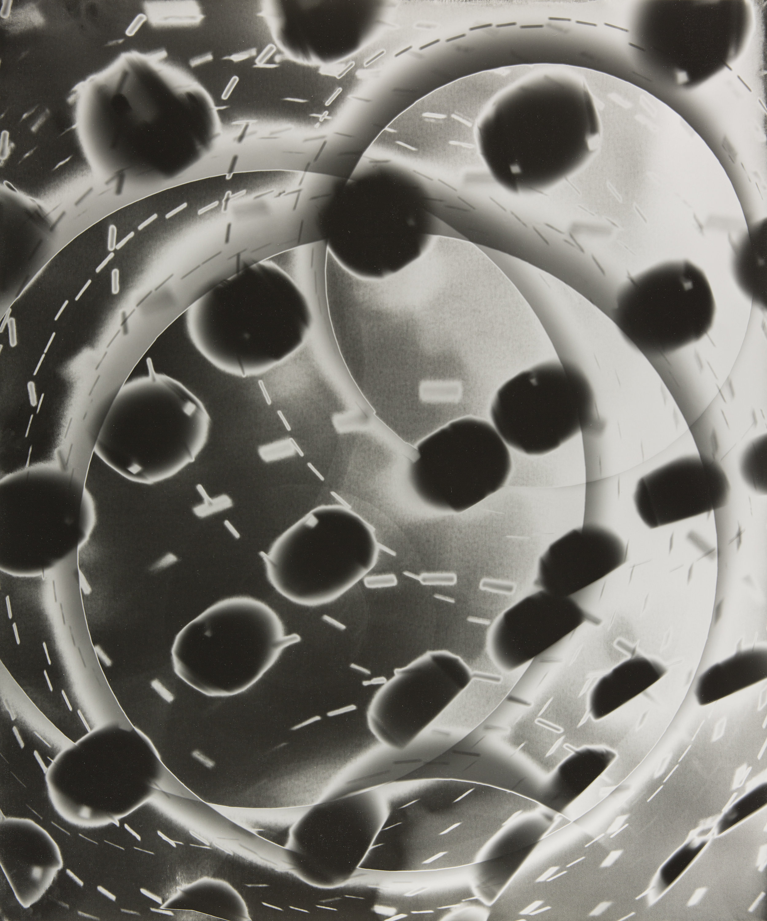   Radial Projection (35),  unique silver gelatin print, 24" x 20", 2015 