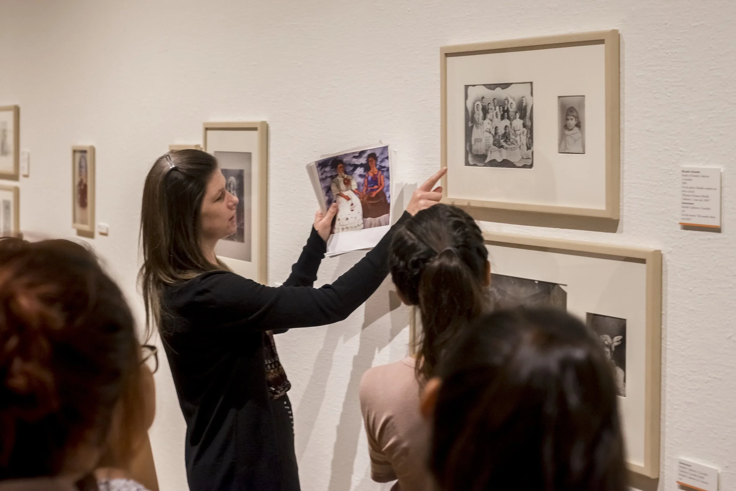 Tour for Frida Khalo: Her Photos exhibition.