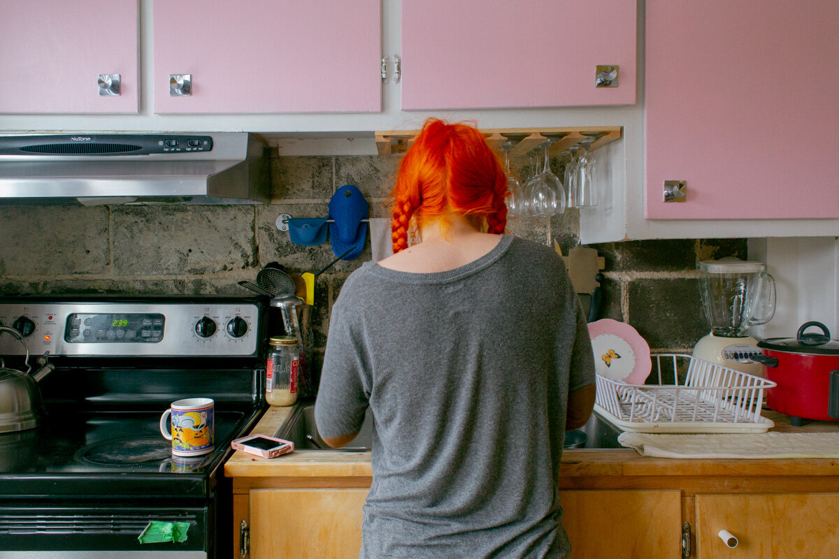   doing my dishes, january 2019,  from  puberty  