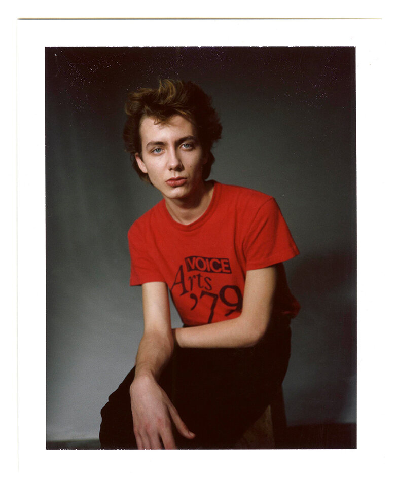   Paul in my t-shirt, Polaroid, Paris, 2018  