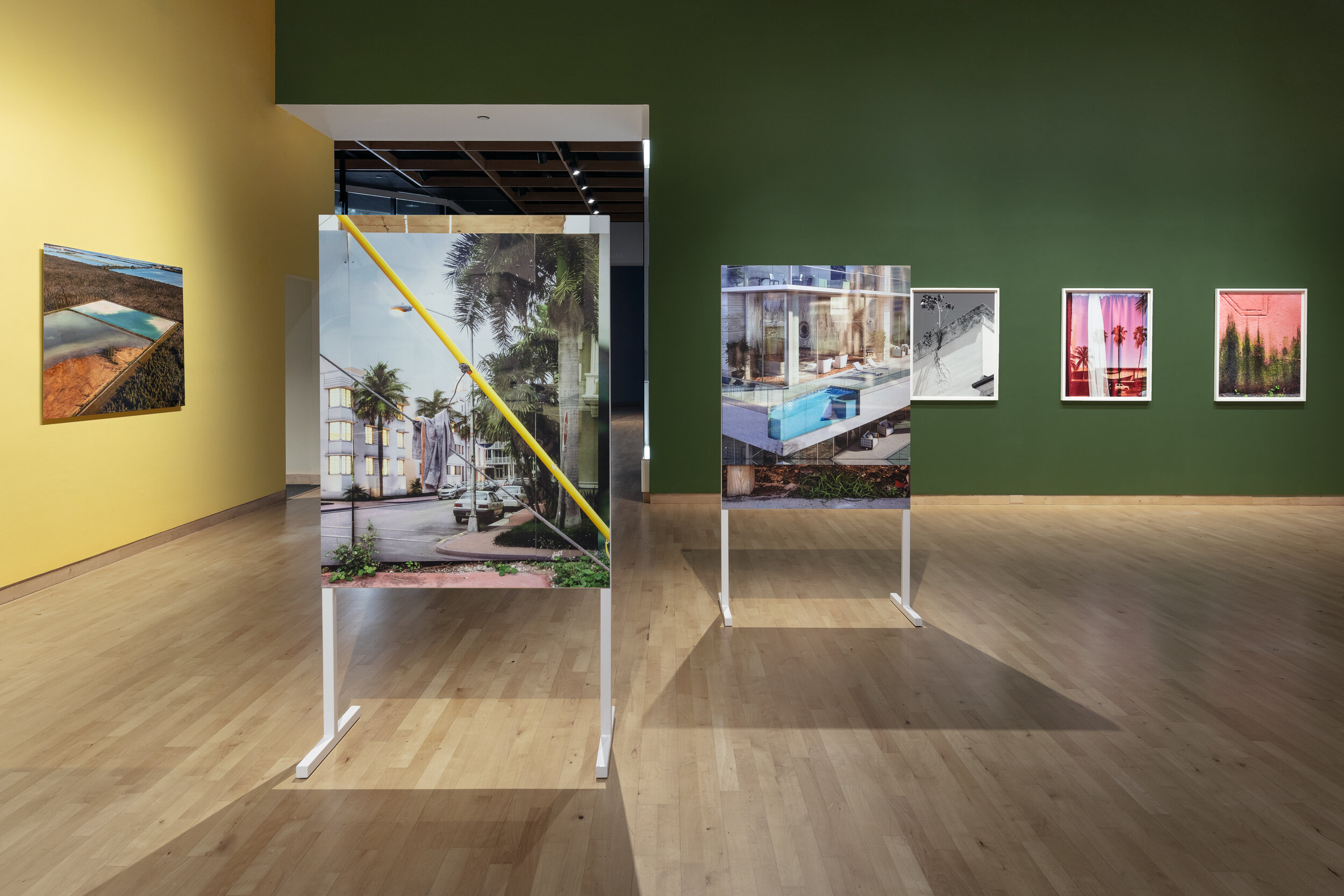   Installation view of FloodZone at the Contemporary Art Museum at USF Tampa, 2020  