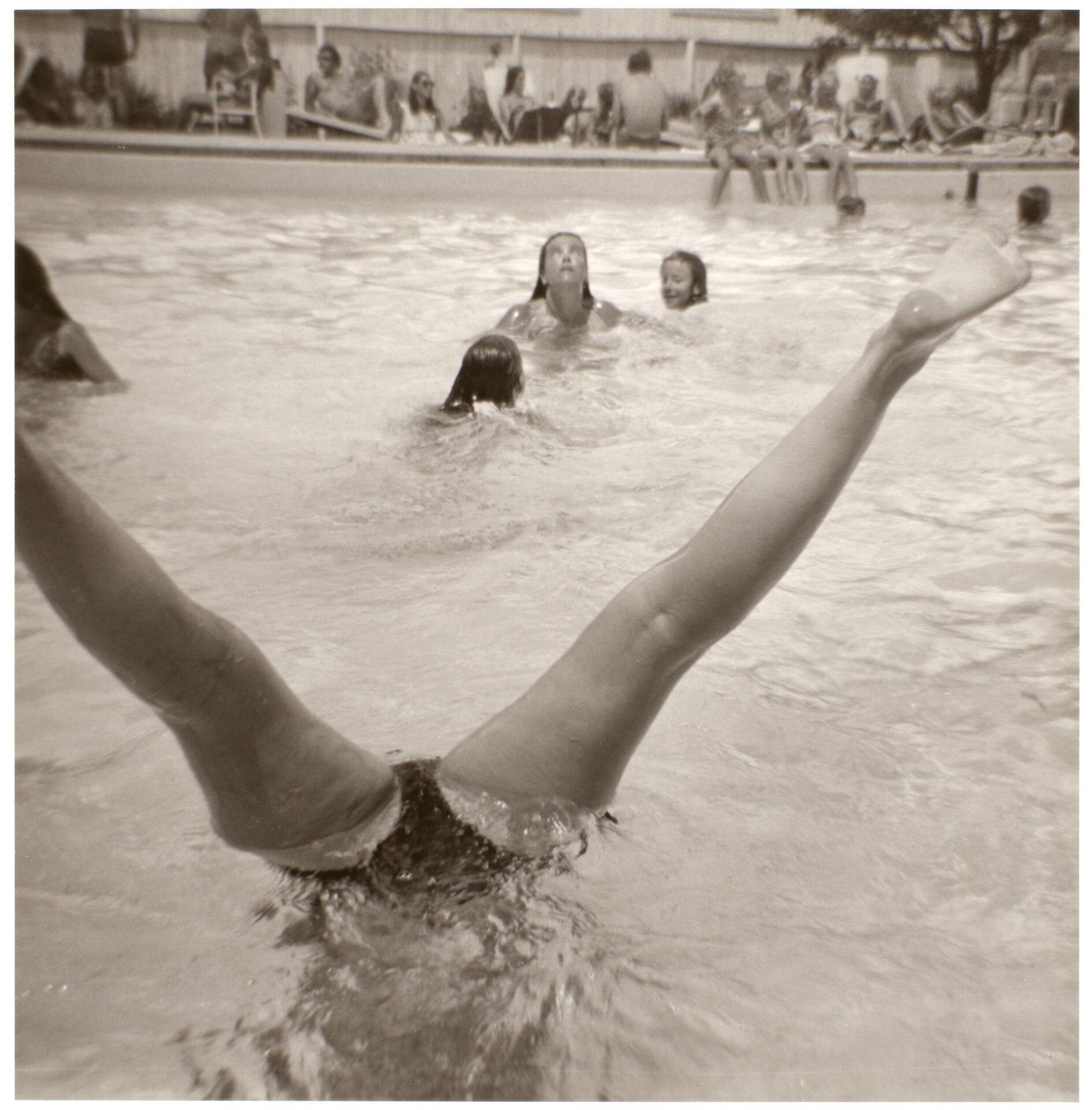   Bea Nettles  (American, b. 1946).  Events in the Water , 1972. From  Events in the Water.  Gelatin silver print. Collection of the artist. © Bea Nettles 