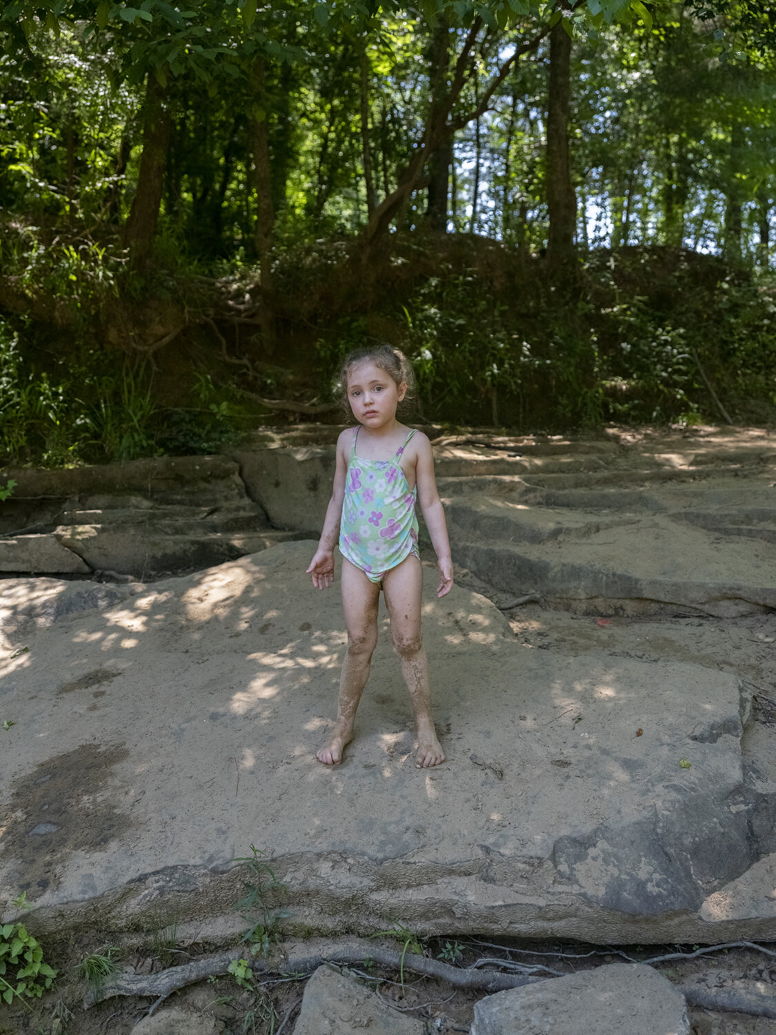   Isa at the Swimming Hole  