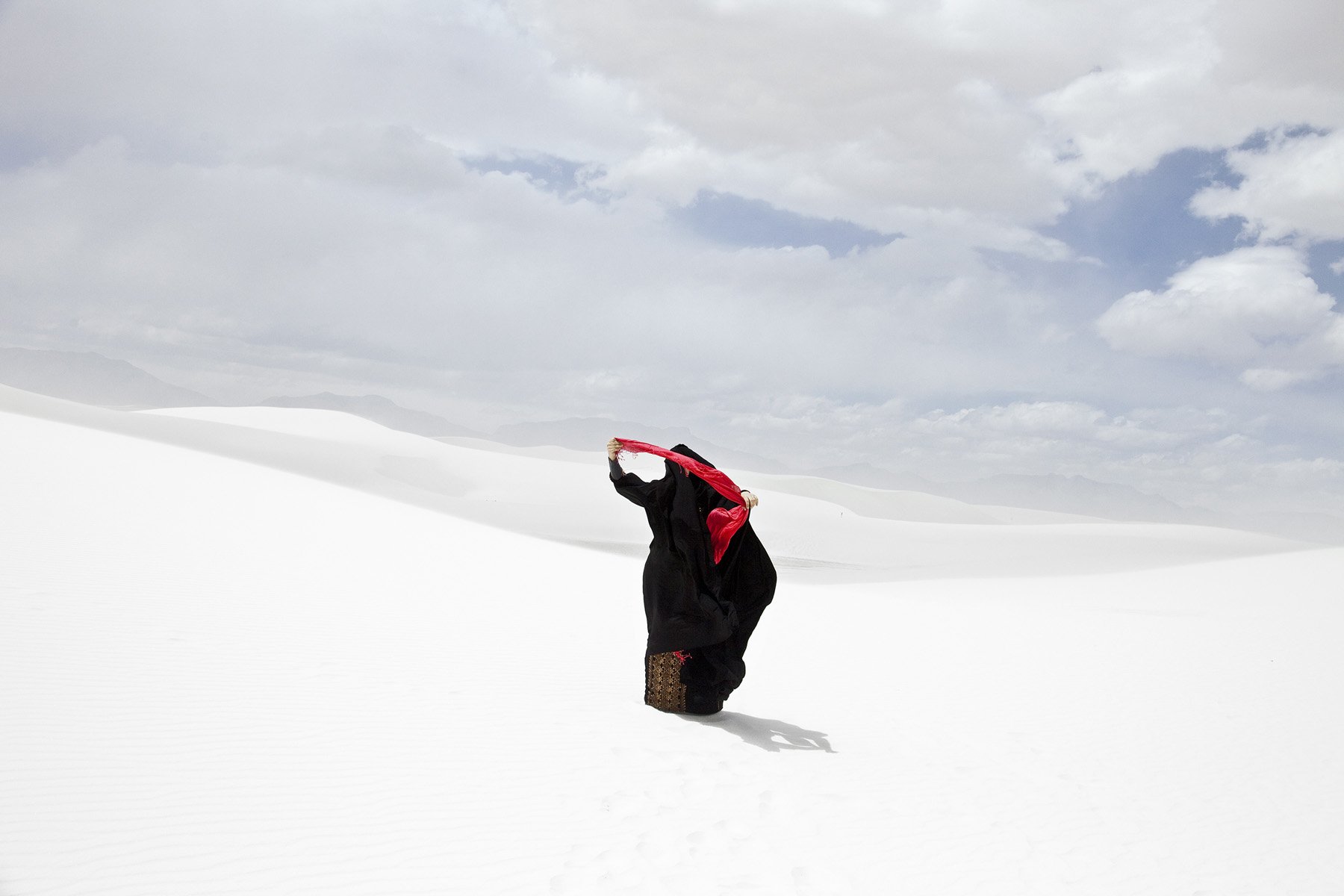  &nbsp;Sama Alshaibi,   Taʾshir   (Marking) from the series Silsila, 2010  Inkjet pigment print, 27 ½ x 39 3/8 inches and Chromogenic print mounted on Diasec at 5 feet 5 3/8 inches x 8 feet 2 3/8 inches  courtesy of the artist and Ayyam Gallery 
