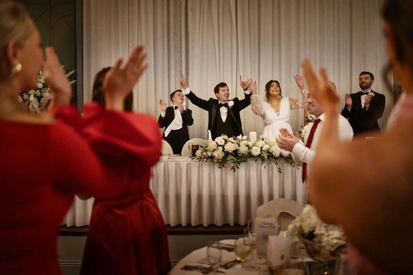 It&rsquo;s the little spontaneous moments during a wedding where the magic can be found! 
Beautiful wedding with @cmcalinden_957 &amp; @caolan1995 

📍 @donegalwedding @harveyspoint 

Dress: @whiteblossom_bridal @divineatelier 
Bridesmaid dresses: @c
