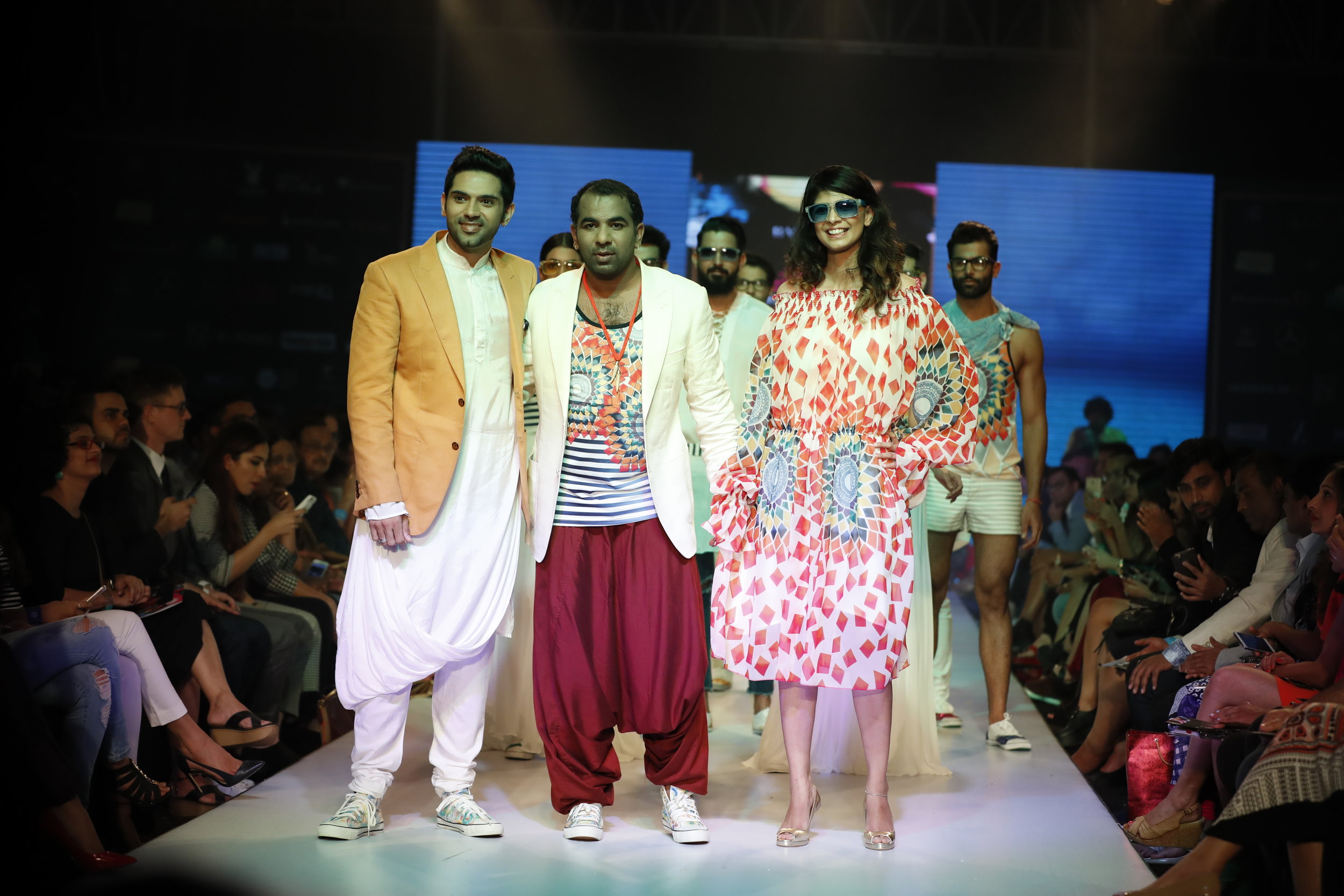 Showstopper Amit Batla with Designer Sharad Raghav