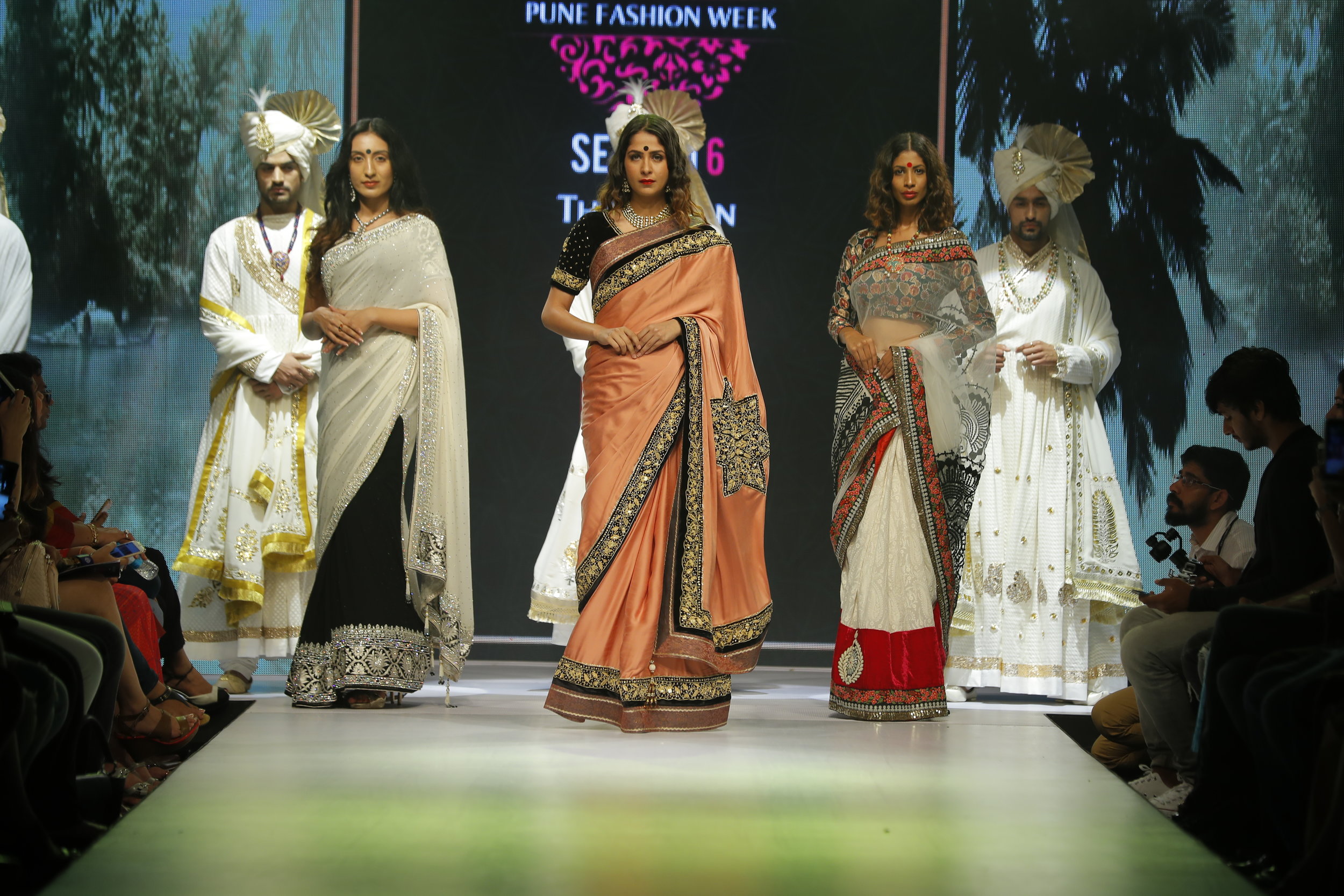 6th Edition - Pune Fashion Week 2016 Models in Designer Ashok Maaney collection.JPG