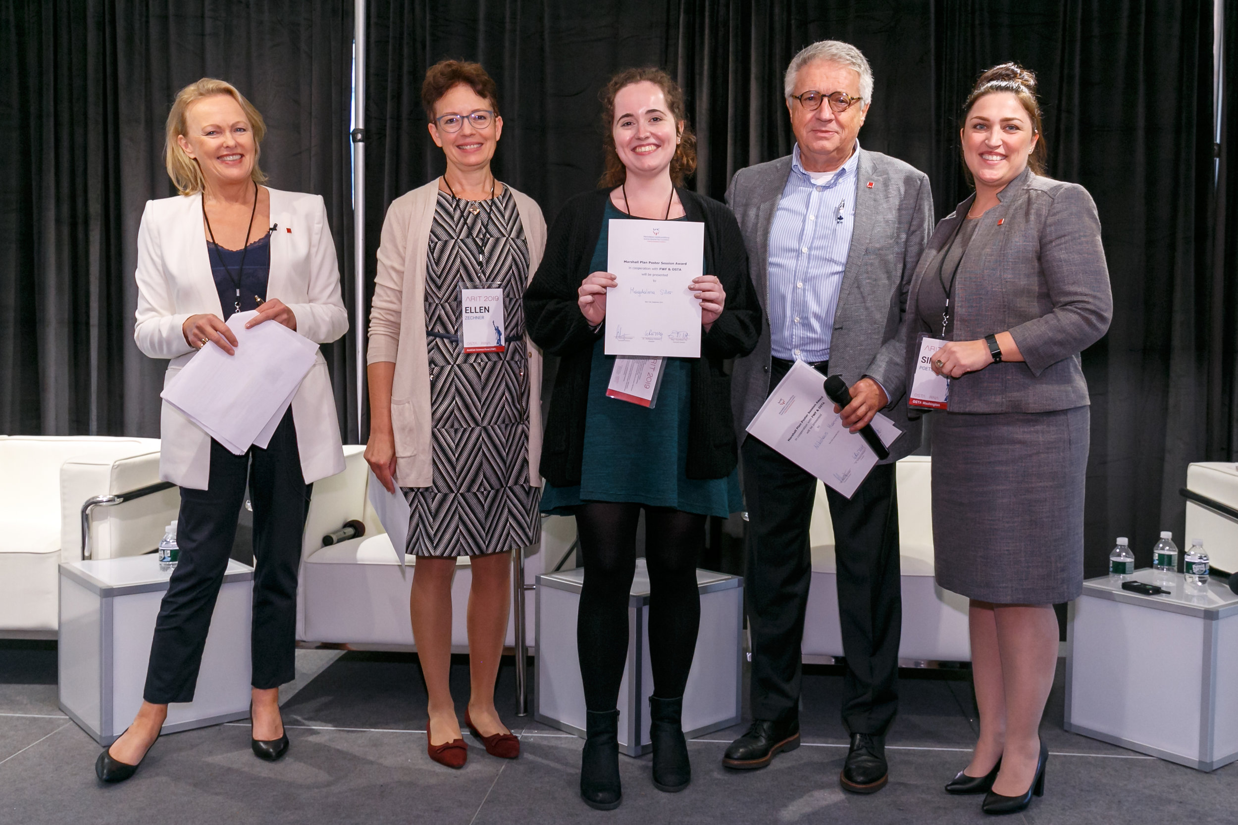 Poster Session Awards at ARIT in New York City