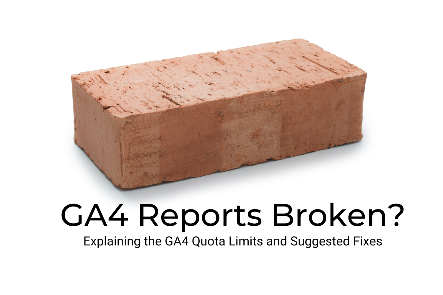 GA4 Quota Limits. Why your Looker Studio Reports Are Broken