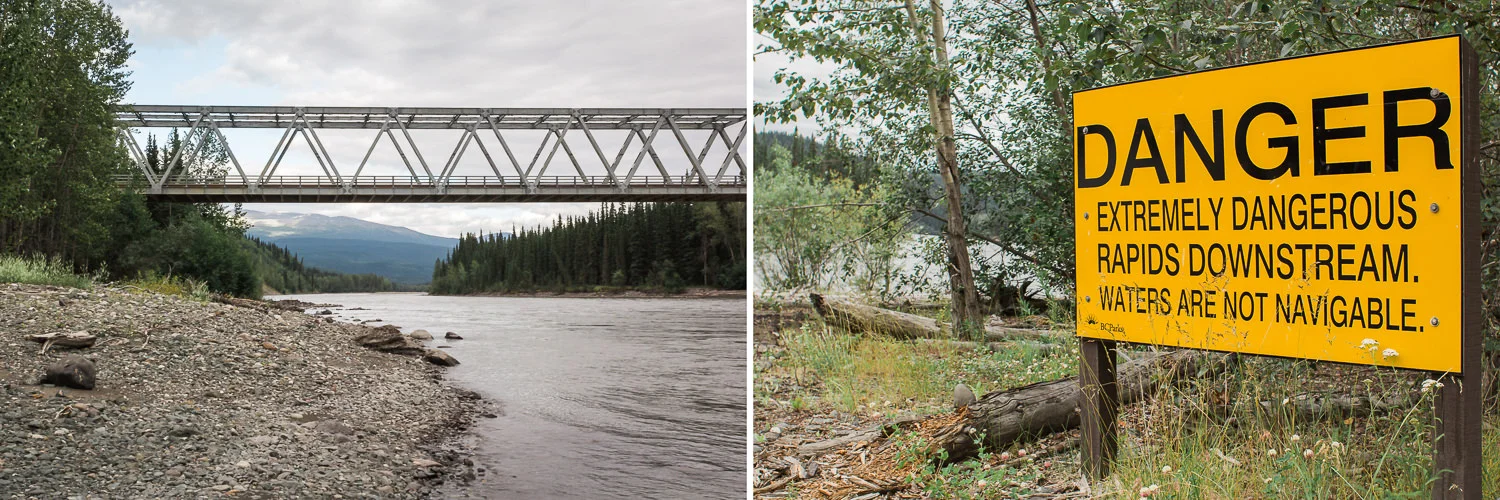 Most of the bridges along the Cassiar are one-way. Not that it caused any inconvenience as we encountered so few other vehicles. 