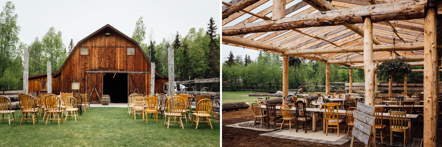 Barn at Gloryview Farm in Wasilla