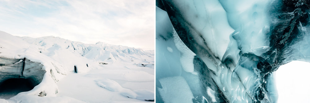 Glacier cave details