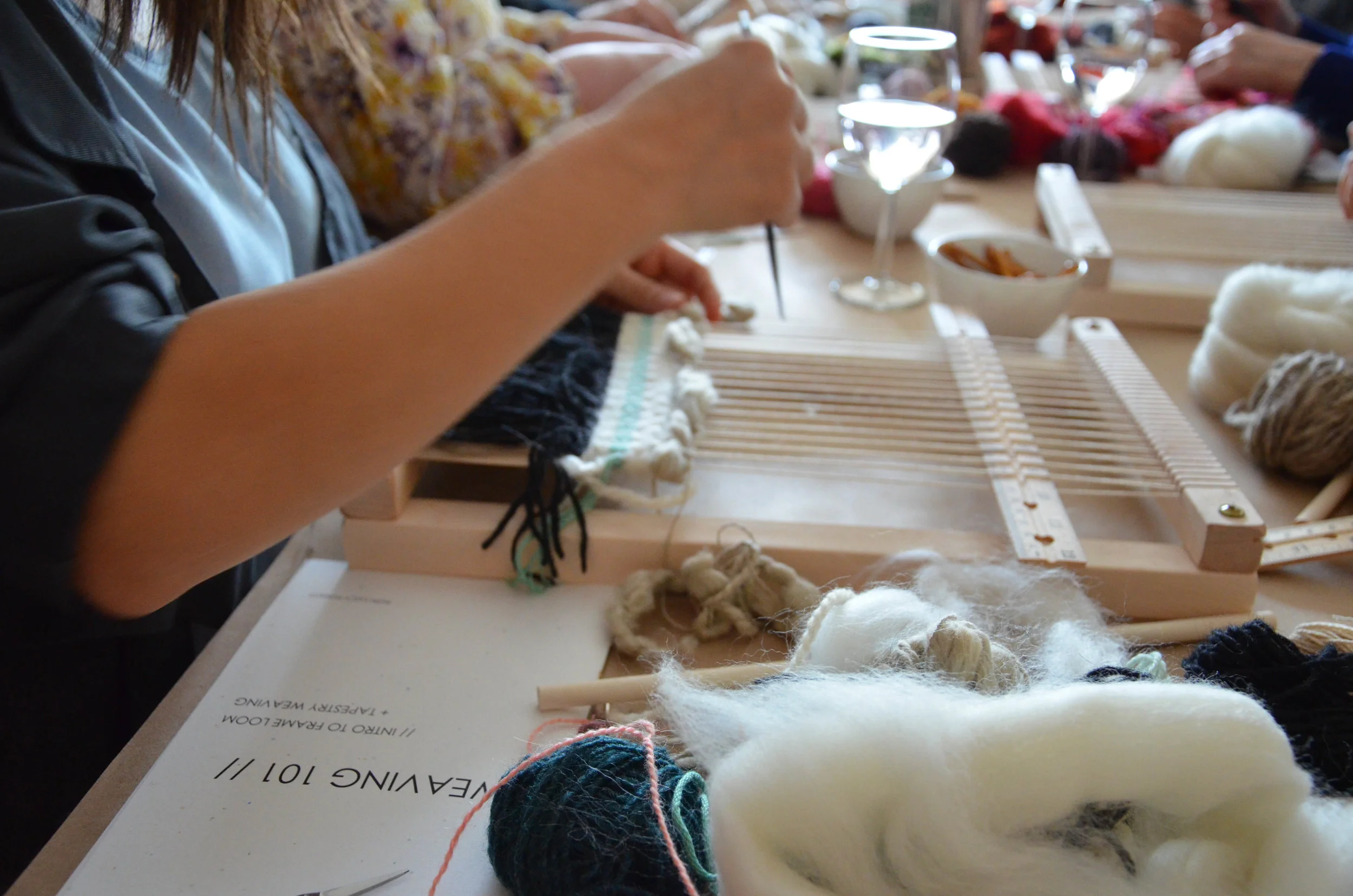Learn to weave - beginner and intermediate weaving workshops and classes in vancouver and victoria bc with Lucy Poskitt