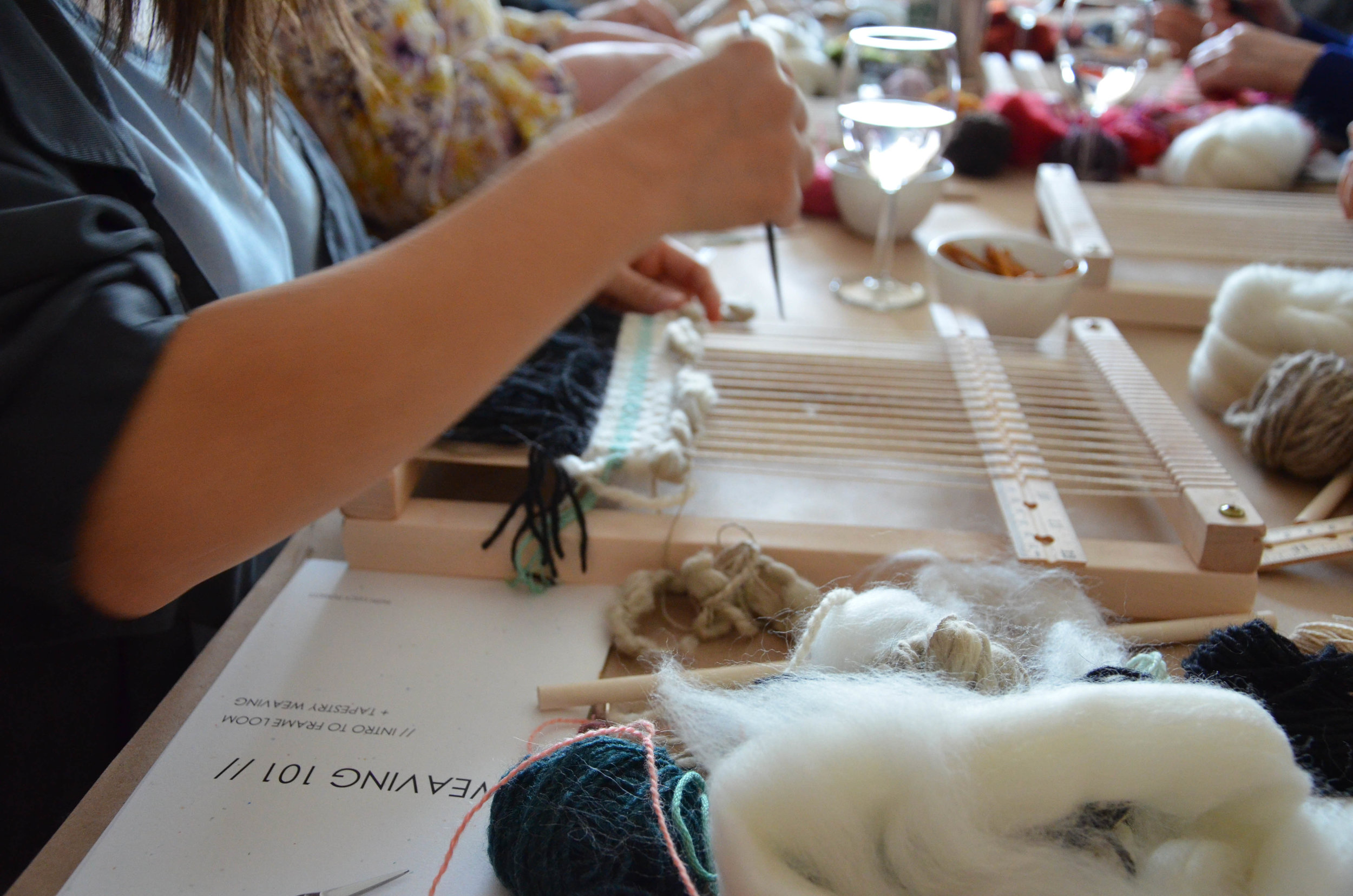 Learn to weave - beginner and intermediate weaving workshops and classes in vancouver and victoria bc with Lucy Poskitt