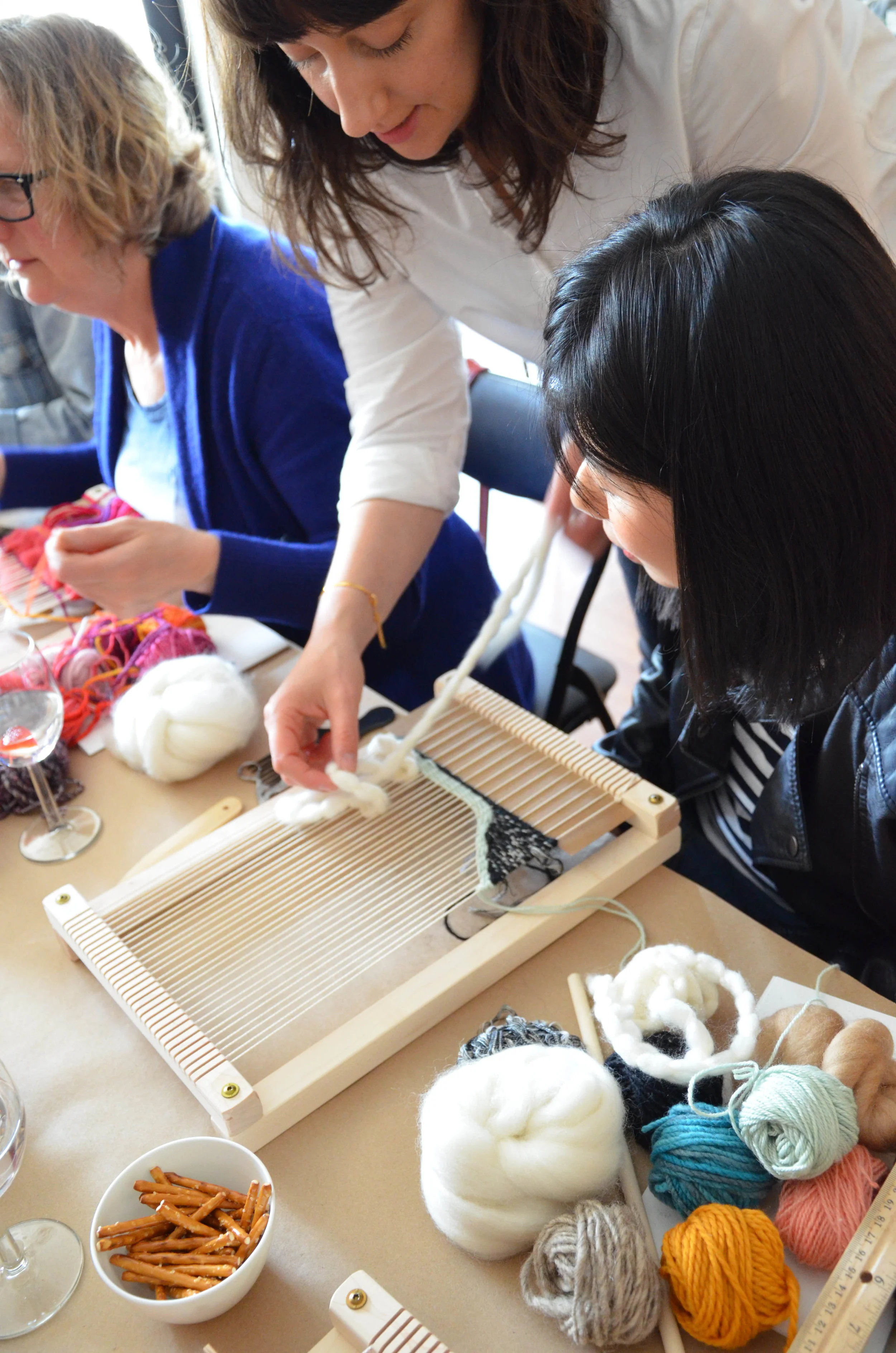 Learn to weave - beginner and intermediate weaving workshops and classes in vancouver and victoria bc with Lucy Poskitt