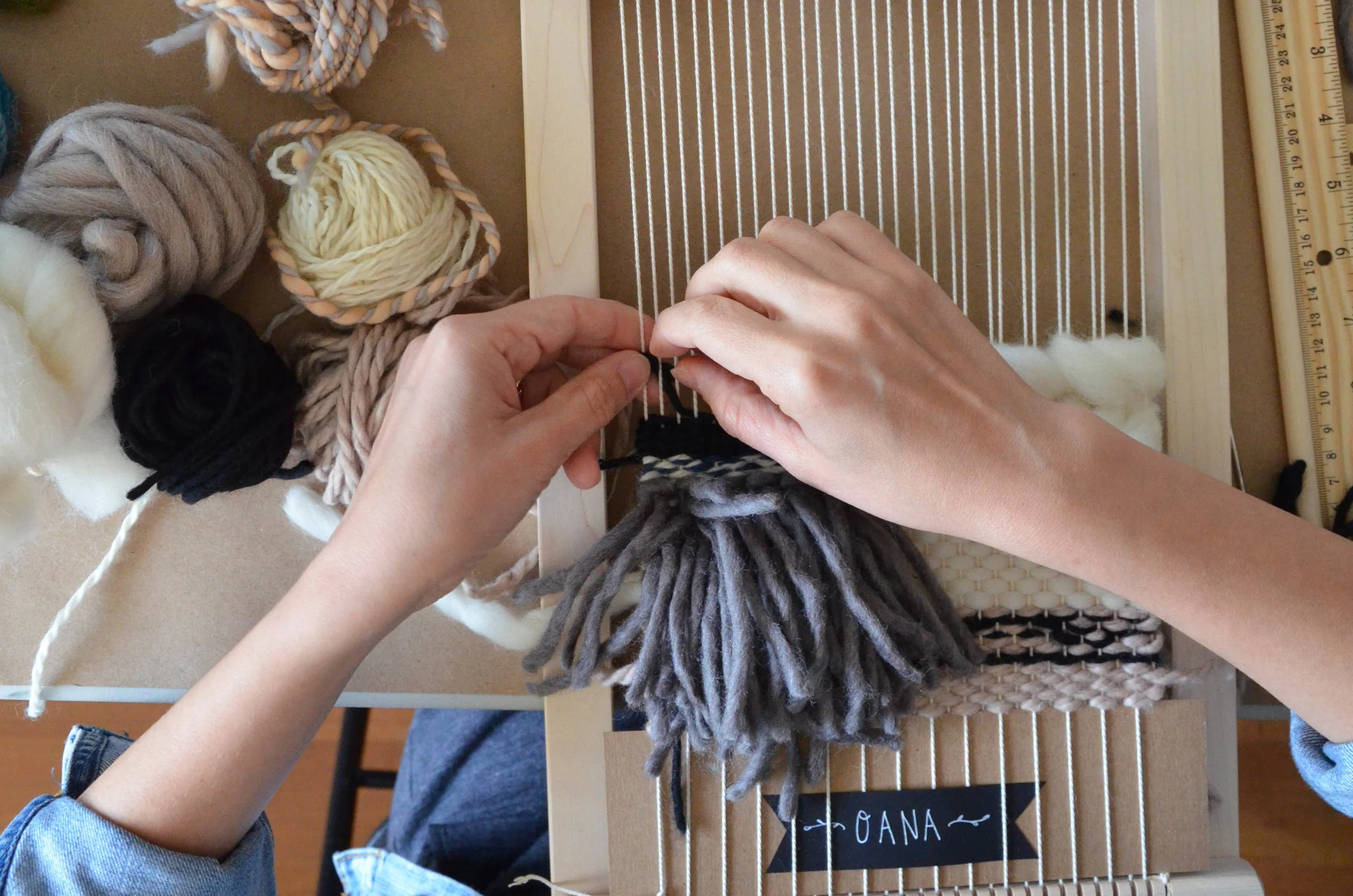 Learn to weave - beginner and intermediate weaving workshops and classes in vancouver and victoria bc with Lucy Poskitt