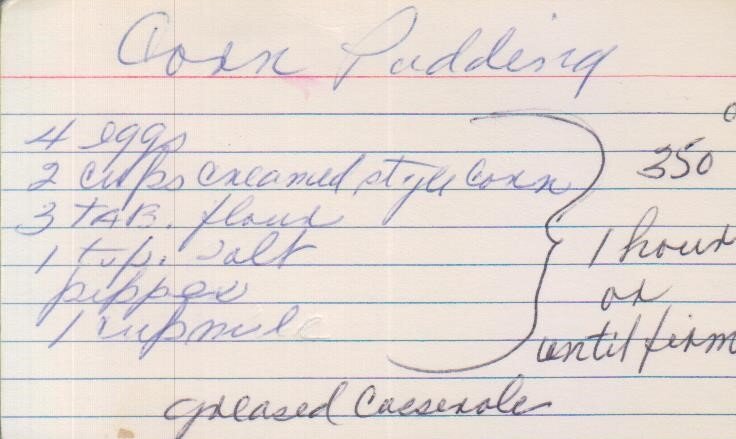 Corn Pudding