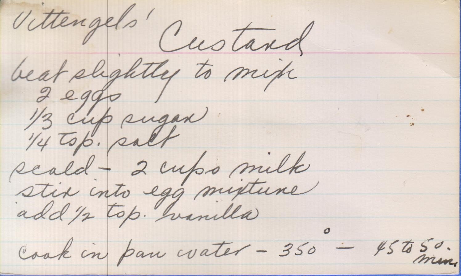 Vittengil's Custard