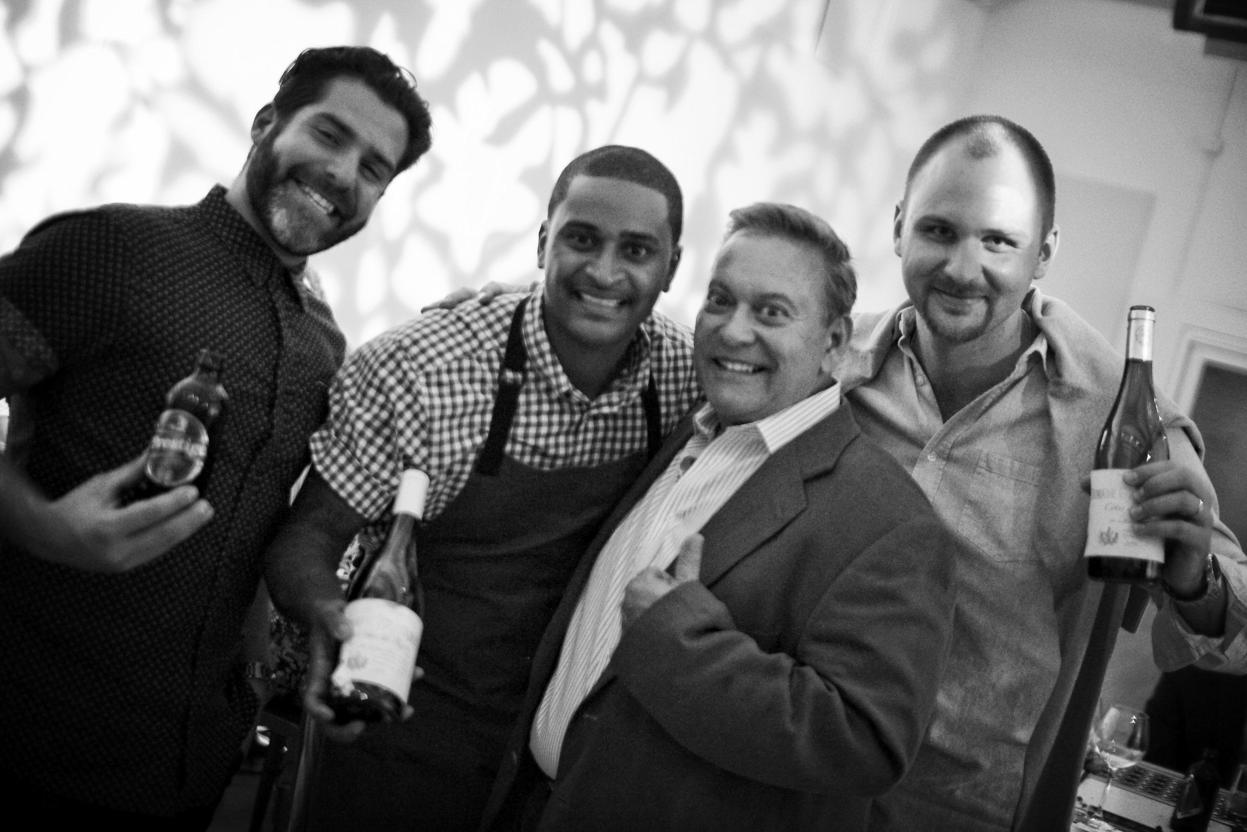 Chef JJ with Team Thierry: Peter Key, David Johnson & Alex Lipin