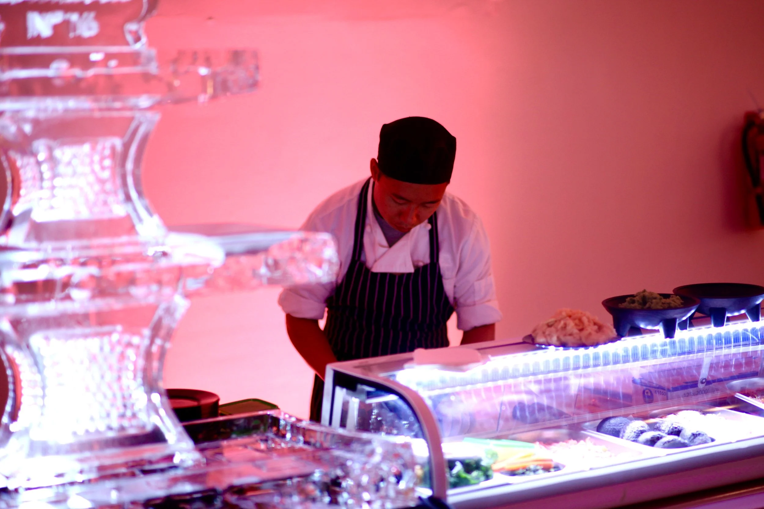 Live Action Sushi Station 