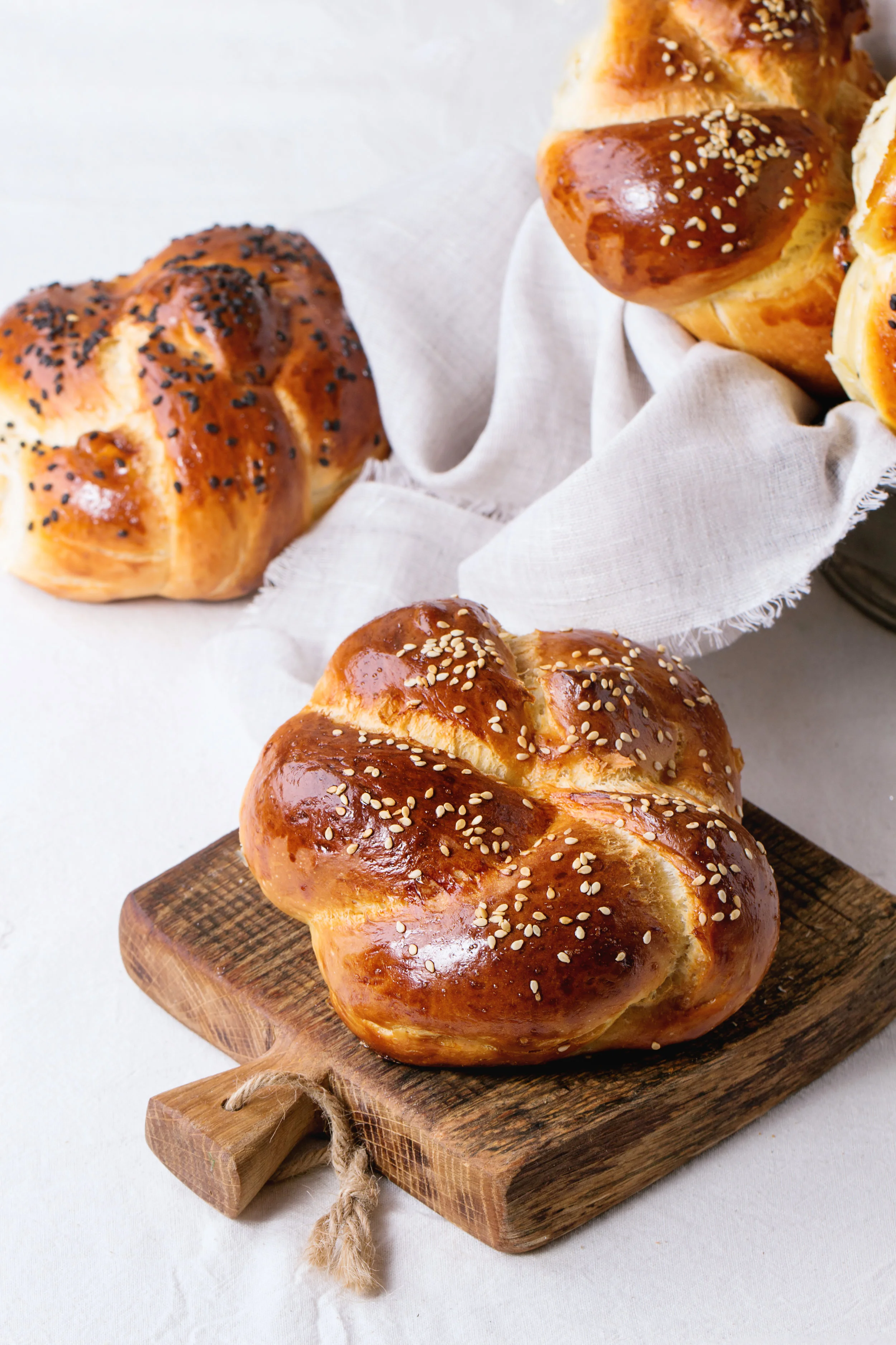 Of course, traditional Challah loaves are always included for Shabbat Dinner!