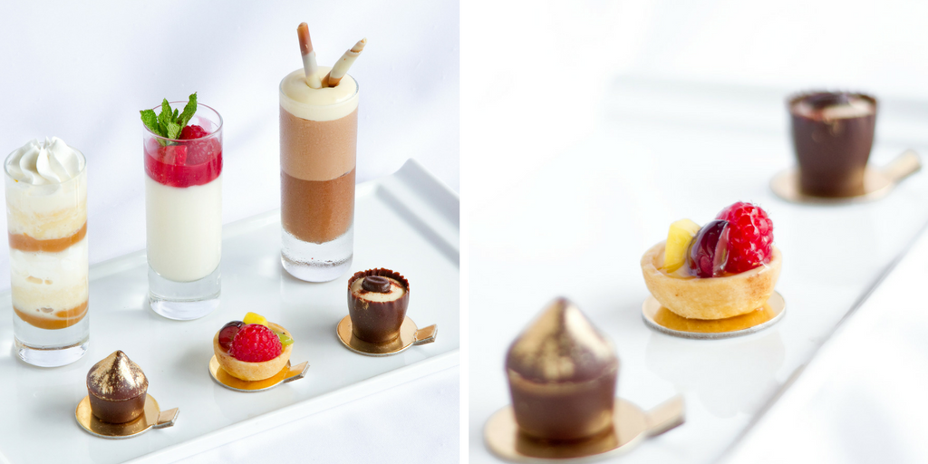 We have a wide selection of Petit Fours for Dessert Stations, which are really popular because these delicacies are beautiful on display. Guests also love to get up from the table and select their own sweet treats.