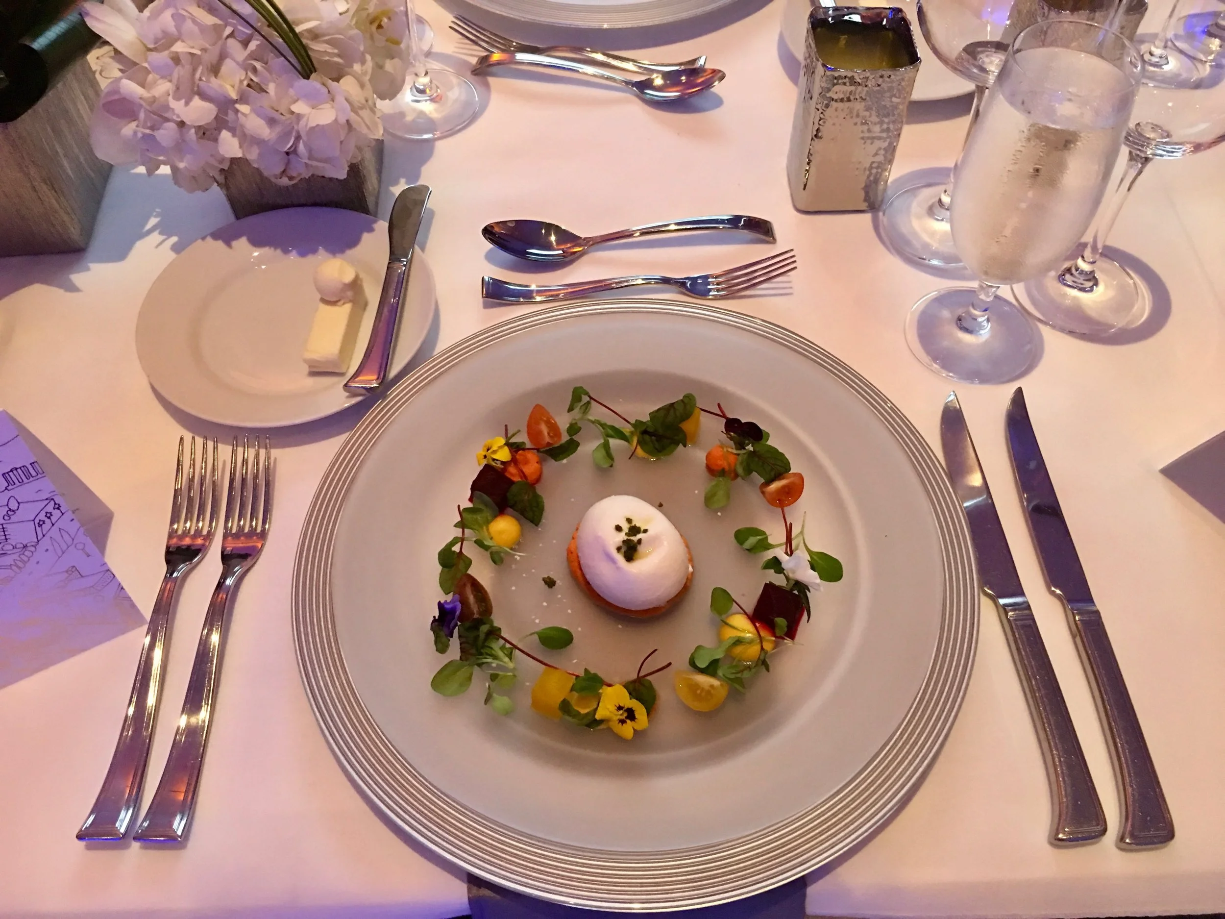 Crown of Heirloom Beets & Tomatoes with Hand-Tied Local Burrata