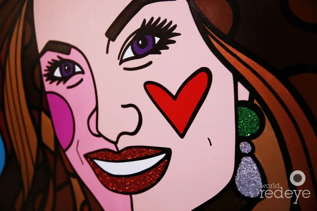 Portrait of Orianne by ROMERO BRITTO, one of the LDF mentors