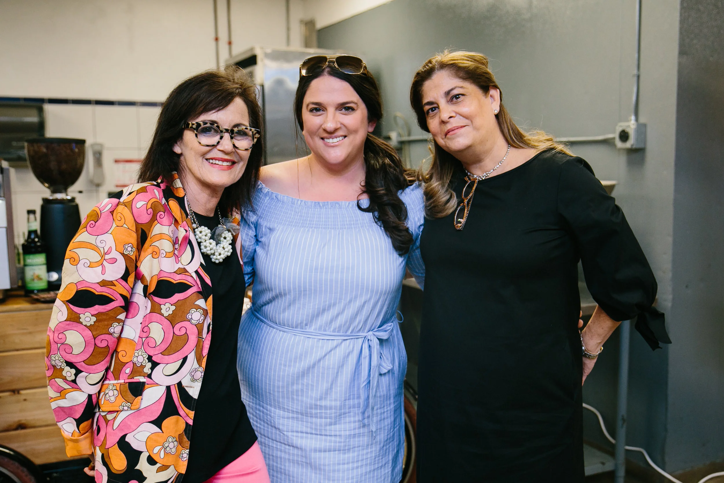 Caron Cole; Jennifer Johnson from JJ Events and Alina Isambert